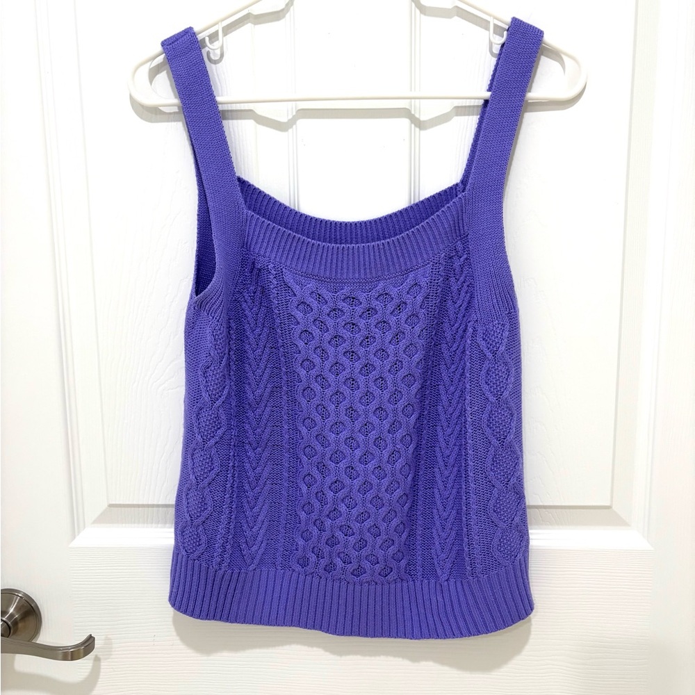 Lilly Pulitzer Periwinkle Knit Tank Top
